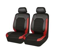 MNBHJGR Funda de Asiento de Coche, para Renault Clio 5 Clio 4 Clio 3 Estate 2001-2024 Funda de Asiento para Delantero, Asientos Accesorios de Asiento de Coche,C Red