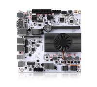 MNBOXCONET 10G NAS Motherboard N150 8 Bay, M8 Mini ITX Placa Madre DDR5 32GB RAM 1TB NVMe SSD, Firewall Dual 2.5gbit LAN, M.2 WiFi, PCIEx1, USB C, TF Slot with 2xSFF-8643 Cable