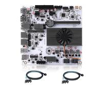 MNBOXCONET 10G NAS Motherboard N355 8 Bay, M8 Mini ITX Placa Madre(N305 Update) DDR5 8GB RAM 128GB NVMe SSD, Firewall Dual 2.5gbit LAN, M.2 WiFi, PCIEx1, USB C, TF Slot with 2xSFF-8643 Cable