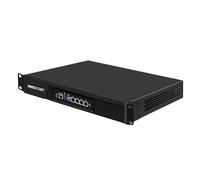 MNBOXCONET 19" Rackmount 1U Firewall Appliance N3160, 4 i226-V 2.5GbE Port, DDR3 8GB RAM 128GB SSD, Network Hardware Server Router PC, OPNSense, AES-NI, Mini-PCIE, VG HD Dual Dispaly, COM