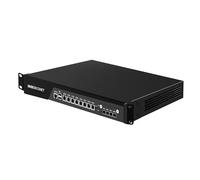 MNBOXCONET 1U Firewall 19 Inch Appliance C236 Redundancy Power Supply Core i5 9400, 8 x 2.5 Gigabit Ethernet OPNsense, Network Hardware Server, 16GB RAM 128GB SSD, USB 3.0, Console
