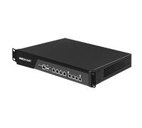 MNBOXCONET 1U Rackmount Firewall Appliance N305, 16GB RAM 256GB SSD, 19'' Rack Hardware Router PC, 8 x 2.5GbE I-226V LAN, U2 OPNsense Homelab Server, Network Triple Display, Console
