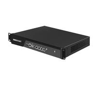 MNBOXCONET 1U Rackmount Firewall Appliance N305, 19'' Rack Hardware Router PC, 4 x 2.5GbE I-226V LAN, U2 OPNsense Homelab Server, 16GB RAM 256GB SSD, Network Triple Display, Console