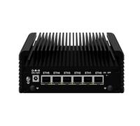 MNBOXCONET Firewall Appliance N200 Mini PC, Small Fanless Computer, DDR5 16GB RAM 256GB SSD, 6 x 2.5GbE I226-V LAN. Windows 11 Pro, VPN, Micro Router OPNsense, Type-C, TF Slot, HD