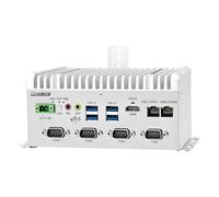 MNBOXCONET Industrie Mini PC Sin ventilador Core i5 8265U, Micro Embebido PC Ordenador Servidor 16GB RAM 512GB SSD, 2 x GbE LAN, 4 x RS232/485 COM Rugged Design for Auto Power On, DC 9-36V Power Input