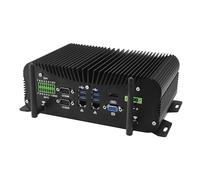 MNBOXCONET Lüfterlos Industrial Mini PC Core i5 1235U with 6 x DB9 COM, 2 x 2.5GBE I225V LAN Micro Desktop PC DDR5 8GB RAM 128GB SSD, WiFi/BT 14x GPIO Small Computer Linux