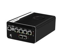 MNBOXCONET Micro Firewall Appliance 10GB SFP+ U300E, 4 x i226V 2.5G LAN Mini PC Router, DDR5 16G RAM 256G NVMe SSD, Support Windows OPNsense, Type-C 10Gbps Port, Console, TF Slot