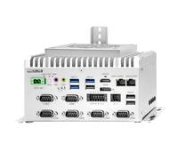 MNBOXCONET Mini PC Fanless Core i5 1235U, DIN-Rail Mount Industrial Firewall, Micro Embedded PC DDR4 Barebone, 2 x i210AT GbE LAN, 8GPIO, 6COM, DC 9-36V Power Input