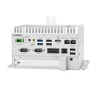 MNBOXCONET Mini PC Senza Ventola Low Power Industriale J6412, DIN-Rail Mount Firewall PC, Micro Embedded Computer 32GB RAM 1TB SSD, 2 x GbE LAN, GPIO, 2 x RS232/485 COM, DC 9-36V Power Input