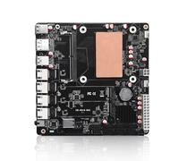 MNBOXCONET N355 NAS Mainboard DDR5 Low Power, 6×SATA3.0 Mini ITX Motherboard, Computer Board 2xNVMe(PCle3.0 x1), 16GB RAM 256GB SSD, Firewall 4 x 2.5GBE LAN, Type C, SPK/Mic