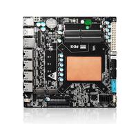 MNBOXCONET NAS Motherboard Core i7 1165G7, UHD Graphics, Mini-ITX NAS Board, DDR5 16GB RAM 256GB SSD 4 x i226V 2.5GbE LAN, Dual M.2 NVMe (PCle3.0x4), 6 x SATA3.0, PCIEx4 Slot, Type-C