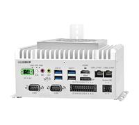 MNBOXCONET Senza Ventola Mini PC Core i3 1215U Low Power, DIN-Rail Mount Industrial Firewall, Micro Embedded PC DDR4 Barebone, 2 x i210AT GbE LAN, GPIO, 2 x RS232/485 COM, DC 9-36V Power Input