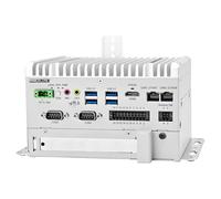 MNBOXCONET Senza Ventola Mini PC Core i5 8265U DIN-Rail Mount Industriale PC, Micro Embedded Computer DDR4 Barebone, 2 x GbE LAN, GPIO, 2 x RS232/485 COM, Expansion PCIE3.0x1 Slot, DC 9-36V