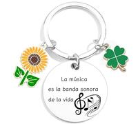 MNBVBV Llaveros Profesores regalo profesor de música regalo profesora de músicas Regalos Profesora Infantil Regalo Profesor Regalos Para Profesores Infantil Regalo Profe (Música)