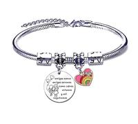 MNBVBV Pulsera de Amistad Hermana Regalos para Amigos Pulsera para Mejores Amigos para Siempre Regalo de Amistad Pulsera Grabada Regalos de Graduación Regalo de Cumpleaños (2)