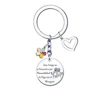 MNBVBV Regalo de buenos amigos Regalo Amiga Llaveros Hermana para Amigas y Hermanas Llaveros para Tu Mejor Amiga regalos de cumpleaños Regalo Graduación Regalo Navidad (4)