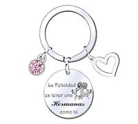 MNBVBV Regalo de buenos amigos Regalo Amiga Llaveros Hermana para Amigas y Hermanas Llaveros para Tu Mejor Amiga regalos de cumpleaños Regalo Graduación Regalo Navidad (1)