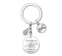 MNBVBV Regalo de buenos amigos Regalo Amiga Llaveros Hermana para Amigas y Hermanas Llaveros para Tu Mejor Amiga regalos de cumpleaños Regalo Graduación Regalo Navidad (5)