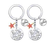MNBVBV Regalo de buenos amigos Regalo Amiga Llaveros Hermana para Amigas y Hermanas Llaveros para Tu Mejor Amiga regalos de cumpleaños Regalo Graduación Regalo Navidad (4)