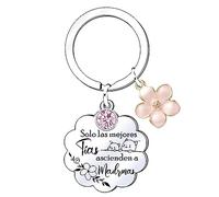 MNBVBV Regalo Llavero Madrina Llavero mejor Madrina Regalo Llavero Madrina personalizado Regalos de Cumpleaños Madrina regalo madrina bautizo Regalo del día de la madre, Navidad (3)