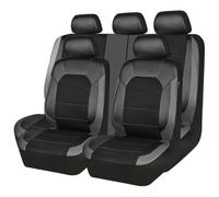 MNBVGHH Coche Cuero Fundas Asientos, para Nissan Patrol GR Y61 1997-2004 5 Asientos Juego Completo de Fundas para Asientos Protectora Delanteros y Traseros Impermeables,A