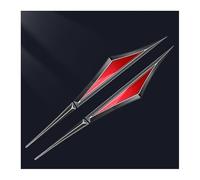 MNBVGHH Coche Insignia Pegatina, para Hyundai Tucson N-Line NX4 2023 2022 2021 3D Logo Car Styling, Emblema para Lateral Coche,Coche Carrocería Tuning Accesorios,D