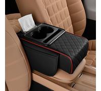 MNBVGHH Cojín Reposabrazos Coche, para Mitsubishi Space Star (Facelift 2019) cómodos Microfibra Cuero Apoyabrazos Coche CojíN Almohadilla Consola Central Coche Accesorios,A