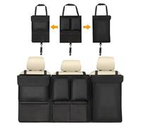 MNBVGHH Organizador De Maletero De Coche, para Seat Ateca Arona Ibiza Leon Toledo Leon 2000-2024 Organizador Maletero Coche Colgante, Organizador Plegable con Malla