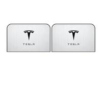 MNBVGHH Parasol Ventana Lateral Coche, para Tesla Model Y 2021-2024 Parasol Coche Bebe,Solar Visera Protección Privacidad Car Accesorios,2PCS-Rear-Doors