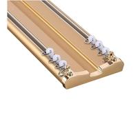 MNBVH Cortina de Techo de Aluminio Grueso Track 1M Gray Dual Track para divisores de Habitaciones hogar y la Oficina Use una solución Duradera y Elegante para Colgar fácilmente