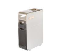 MNBVH Gabinete de Piso de baño Independiente con Ruedas de cajones Transparentes y Torre de Almacenamiento de Inodoro Que Ahorra Espacios de diseño de diseño Estrecho para Espacios y Huecos pequeños