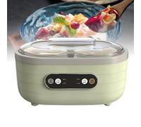 MNBVH Pequeño fabricante de yogures multifuncionales, hogar automático máquina de vino de arroz hecha en casa, pantalla táctil inteligente LCD, para postres frescos hogar DIY hogar