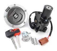 MNBYHUD Llave Encendido Moto para CB500 F para CBR500 R 2018 2019 2020 2021 2022 2023 Tapa Depósito Combustible Motocicleta Interruptor Encendido Cerradura Asiento con Kit Llave
