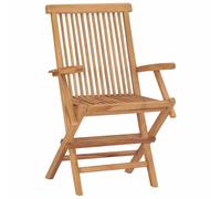 MNCVXAXG Sillas plegables de jardín de madera de teca, 8 unidades | Dimensiones: 55 x 60 x 89 cm, ancho del asiento 45 cm, altura del asiento 45 cm, reposabrazos 66 cm, plegables