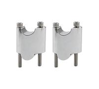 MNEUEQ Abrazadera elevadora para manillar de motocicleta Harley Sportster XL1200X XL1200XS 48 2 pulgadas elevador de manillar (cromado)