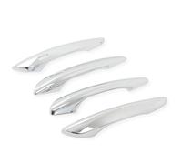 MNEUEQ Cubierta Manija Puerta Lateral Fibra Carbono Para Coche Tapa Protectora Decorativa Para Mazda 3 M3 Para Axela 2019-2024 2025(Style 1)