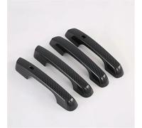 MNEUEQ Cubierta Protectora Decorativa Manija Puerta Lateral Fibra Carbono Para Coche Tapa Para Hyundai Para Venue 2019-2024 2025(Style 3)