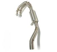 MNEUEQ Tratamiento Escape Sistema De Escape De Motocicleta para Aprilia RS660 RS para Tuono 660 2021-2023 Silenciador Modificado De 51 Mm Tubo De Enlace Delantero De Acero Inoxidable