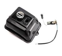 MNEVZX Carburador de Motocicleta Tanque de Combustible Motocicleta 5L, Tanque Gasolina Metal con Sensor flotación, Apto para GY6, 125 CC, 150, 200, 250, ATV, UTV, Todoterreno Filtro de Gasolina