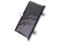 MNEVZX Parasoles Autoadhesivos Cortina Enrollable para Coche, Parasol para Ventana, Aislamiento térmico, Cortina para Coche, Parasol retráctil automático(Black Dot 40X60)