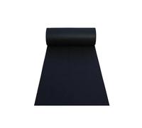 MNGHAYYR Woven Fabric Wedding Aisle Runner Carpet | Black Wedding Runner, 2mm Thick, Multi-Size for Party & Ceremony(12M-1.2M)