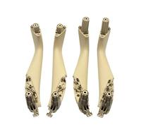MNGNCBXWK 51417438523 Cubierta interior manija puerta automóvil fibra carbono para Serie 5 M5 G30 G31 F90 2017-2022 LHD RHD izquierda derecha (4Pcs Set-Beige)