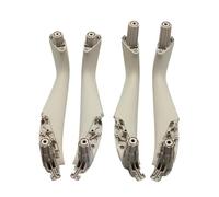 MNGNCBXWK 51417438523 Cubierta interior manija puerta automóvil fibra carbono para Serie 5 M5 G30 G31 F90 2017-2022 LHD RHD izquierda derecha (4Pcs Set-Oyster)