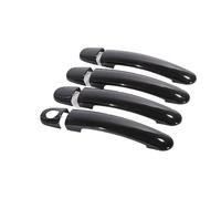 MNGNCBXWK Cubiertas Negras Brillantes Manijas Puerta Pegatinas Estilo Coche Para VW Golf 4 MK4 Rabbit A4 1J 1997-1999 2000 2001 2002 2003 2004 2005 2006 Tiradores Exteriores de Coche(Model 1)