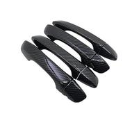 MNGNCBXWK Embellecedores De Manijas De Puerta De Fibra De Carbono Para VW Para Tiguan AD BW MK2 2016 2017 2019 2020 2021 2022 Tiradores Exteriores de Coche(4Handle NO Keyhole)