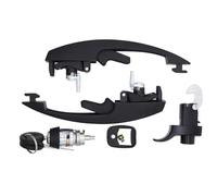 MNGNCBXWK Manijas Exteriores De Puerta Izquierda Y Derecha Con 2 Llaves Para VW Escarabajo Para VW Vocho 1973-2004 111837205J 1BM827503 1BM837205 Tiradores Exteriores de Coche(1 Set Black)