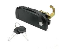 MNGNCBXWK Números De Pieza 701837206 701837205 Para VW T4 Transporter Syncro 1990-1999 2000 2001 2002 2003 2004 Manija De Puerta Negra Tiradores Exteriores de Coche(Left front door)