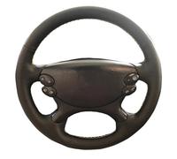 MNGNCBXWK Para Mercedes para Benz Clase E W211 E230 E350 E280 CLS-Class CLS 350 500 G AMG SL CLK Funda De Cuero para Volante De Coche Accesorios para Coche(Black Black Thread)