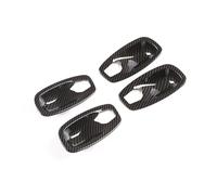 MNGNCBXWK Para Serie 5 E60 2004 2005 2006 2007 2008 2009 2010 Carbon Style Car Interior Door Handle Bowl Frame Cover Sticker Trim (06-10 Carbon Texture)