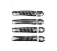 MNGNCBXWK Para VW Golf 4 Jetta Bora MK4 1999-2003 2004 Para Rabbit A4 1J Passat B5 Polo 1997-2005 Cubiertas Para Manijas De Puerta Exteriores Tiradores Exteriores de Coche(Carbon Texture 4)